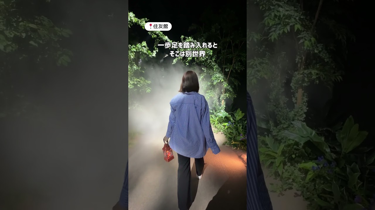 ランタンを片手に #住友館 【UNKNOWN FOREST】を冒険🌳Explore the