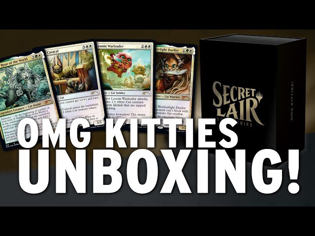 OMG KITTIES! | Secret Lair Drop Series Unboxing! - YouTube
