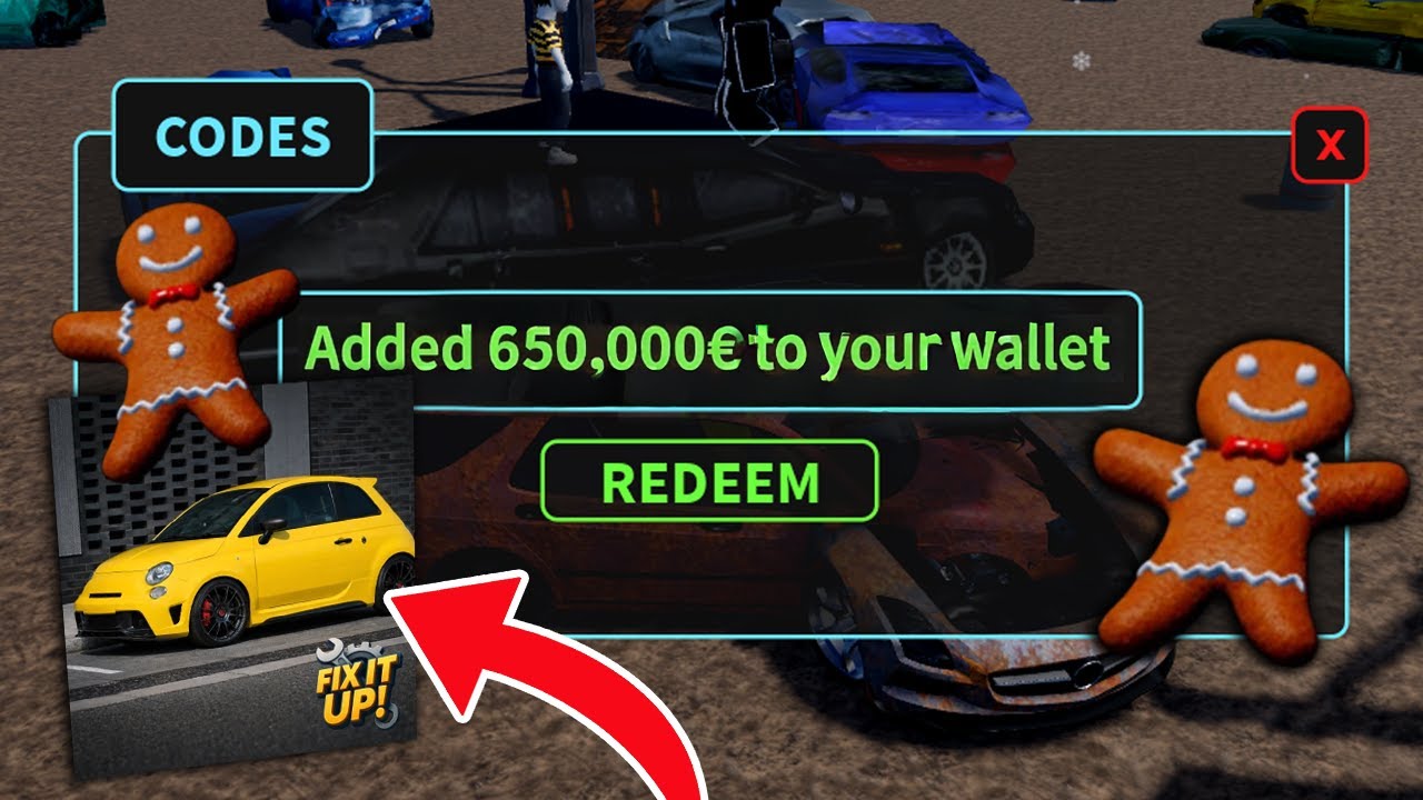 FREE CASH* ALL WORKING CHRISTMAS CODES For FIX IT UP! Roblox Fix