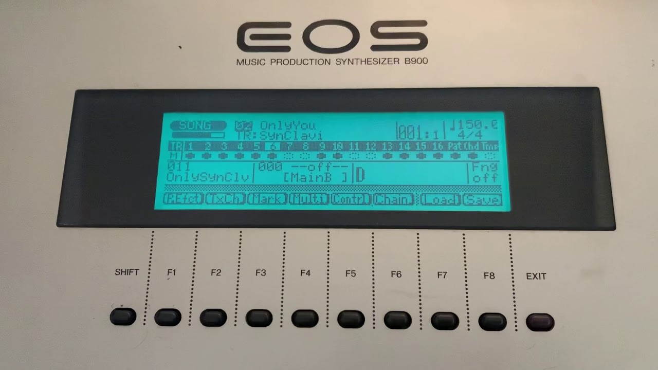 YAMAHA EOS B900 DEMO SONG / SOUND DISK TK3000 
