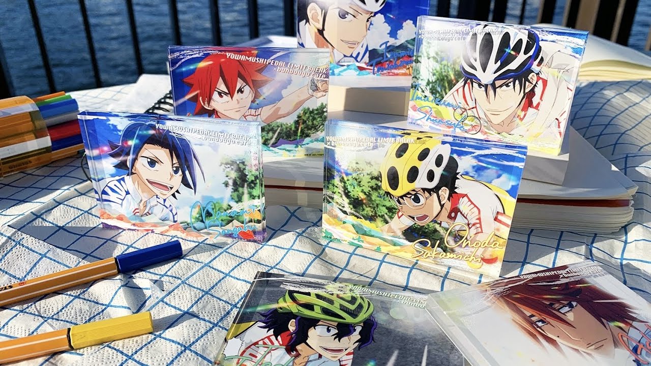 TOHO animation×文房具カフェ 弱虫ペダル アクリルブロック 新開悠人