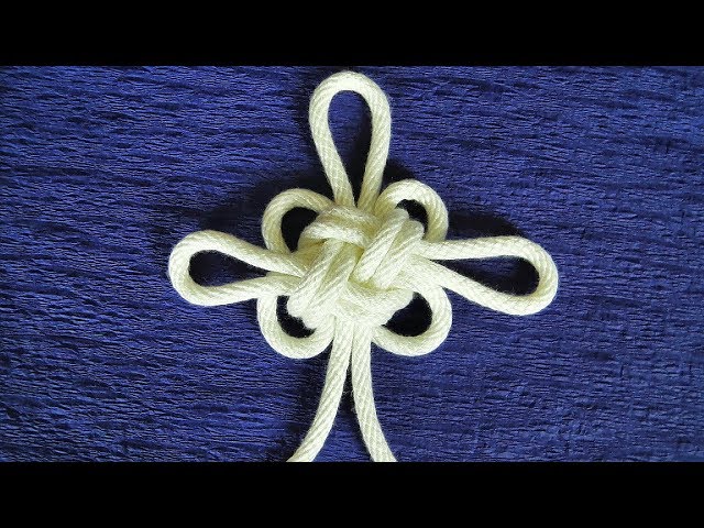 紐の結び方〕簡単にできます！菊結びの結び方 飾り結び (アジアン