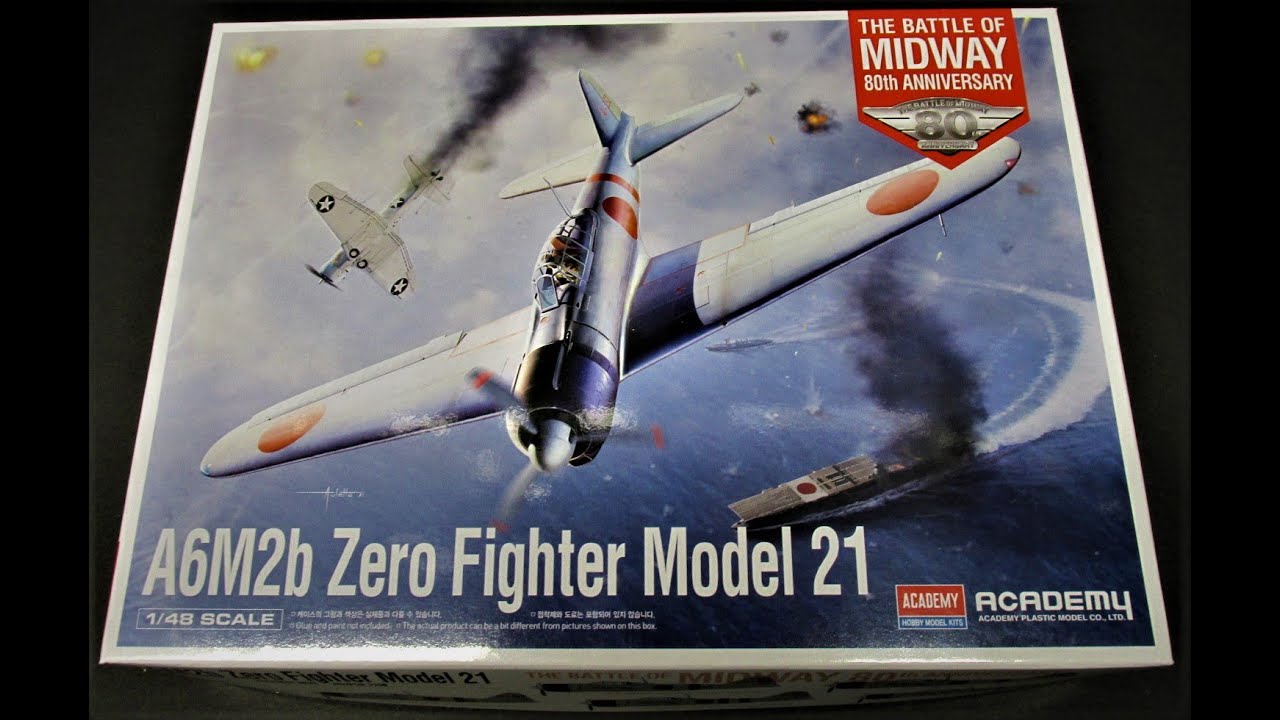 ALL NEW KIT! Japanese Zero Fighter A6M2b Model 21 Midway 1/48