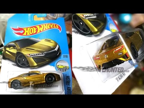 Super T-Hunt '17 Acura NSX Hotwheels - YouTube