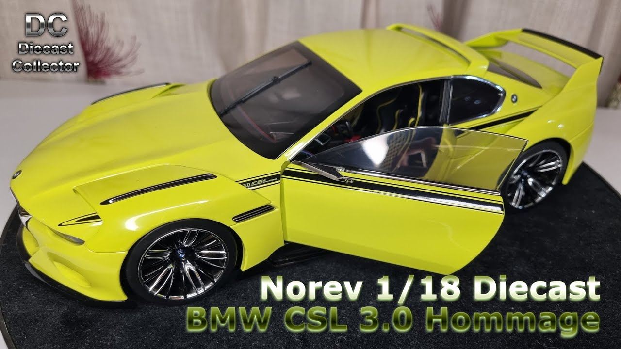 Norev - BMW 3.0 CSL Hommage Concept - 1/18 Diecast - YouTube