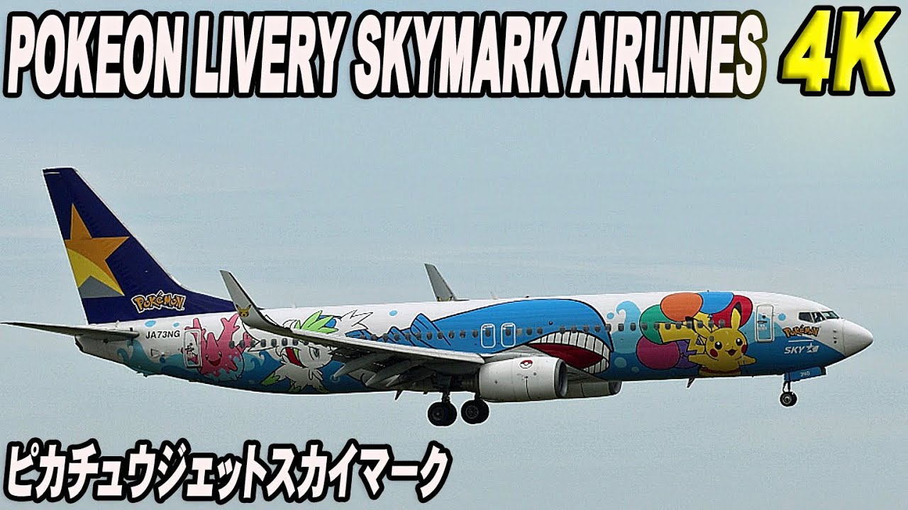 POKEON livery Skymark Airlines （JA73NG） スカイマーク B737-86N
