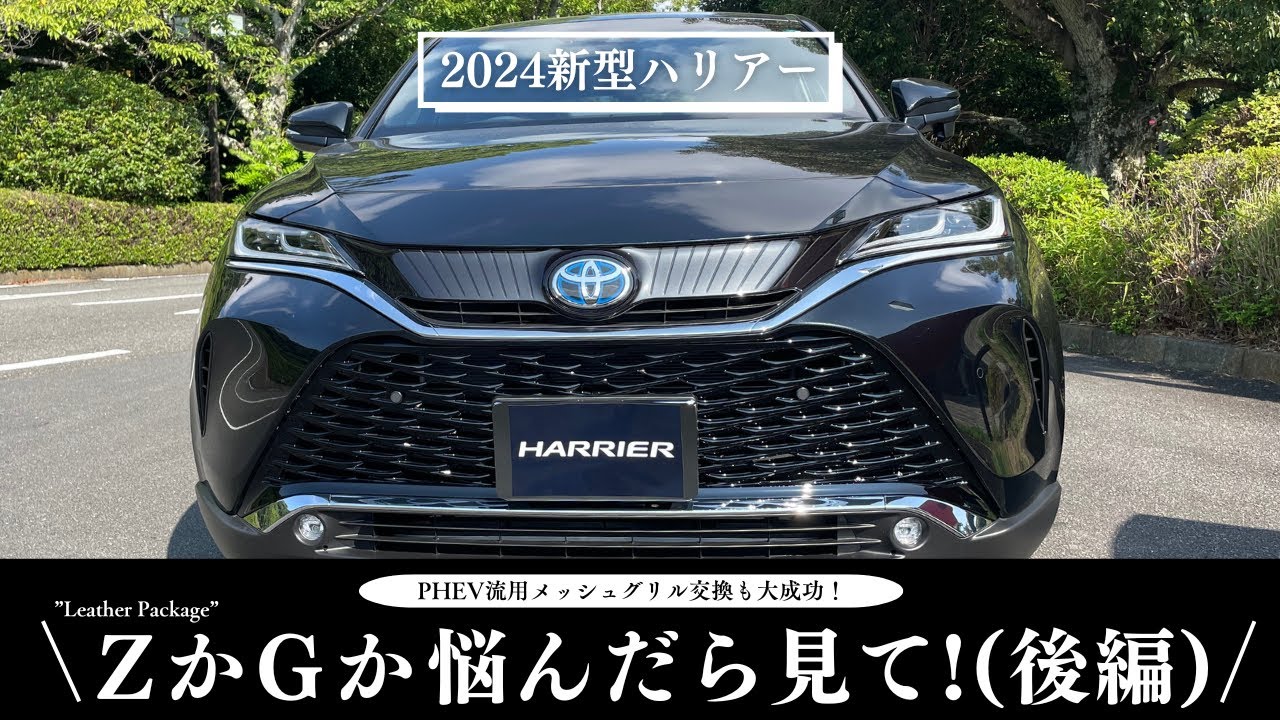 Harrier] [Part 2] Z Leather Package or G? For those who are