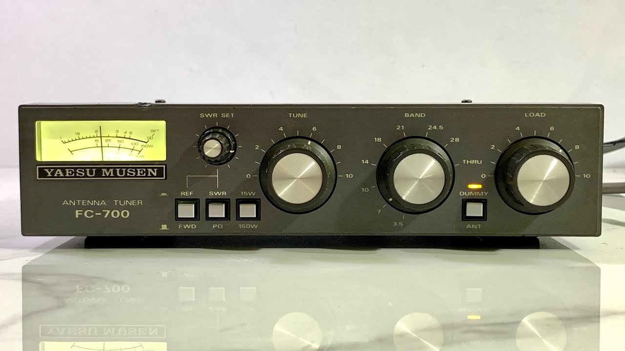 Yaesu FC-107 HF Antenna Tuner 250W - YouTube