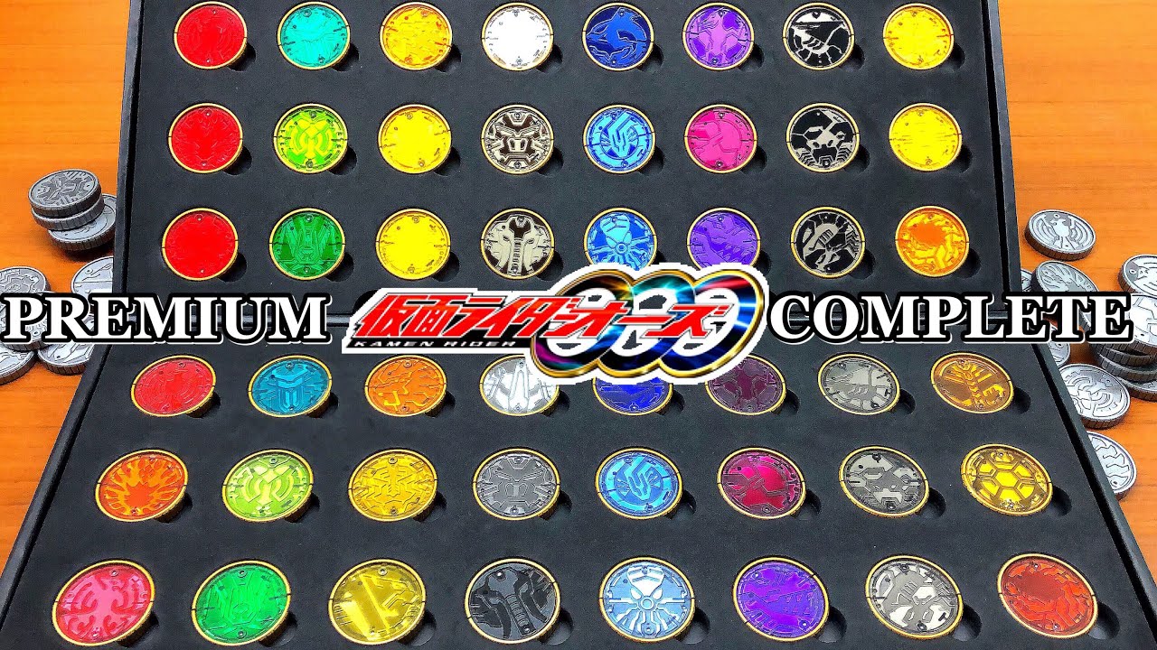 CSM and PREMIUM] Kamen Rider OOO O-Medal Comparison 2011 Edition