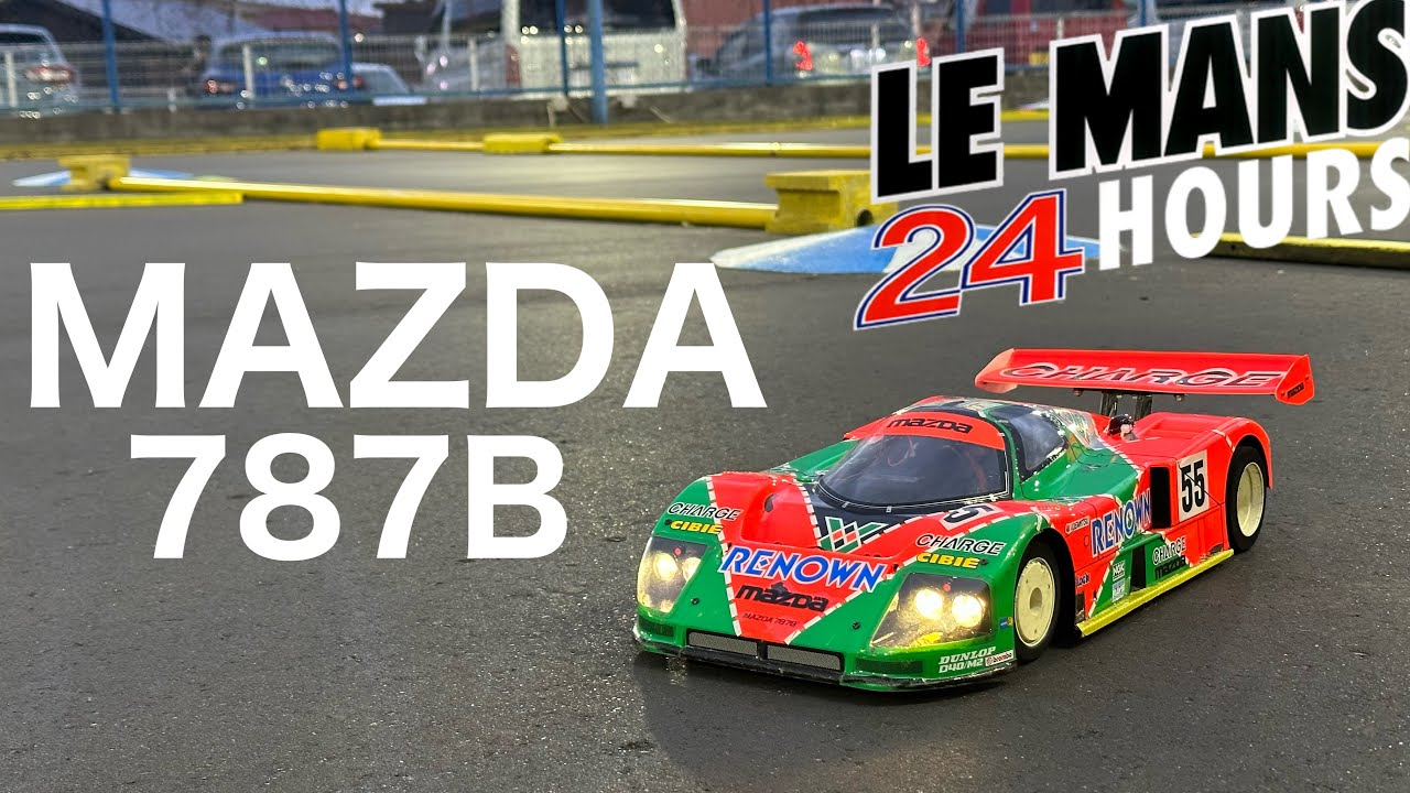 MAZDA 787B RC model TAMIYA - YouTube