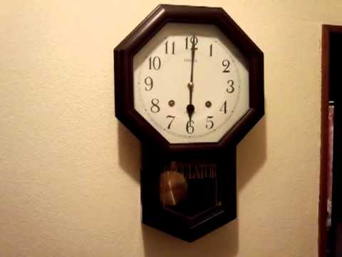 シチズン ストックポート 柱時計 - YouTube
