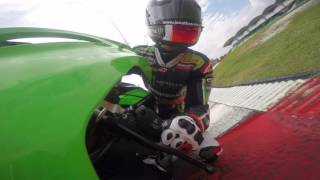 2016 Ninja ZX-10R Race Kit Parts and On-board lap Sepang - YouTube