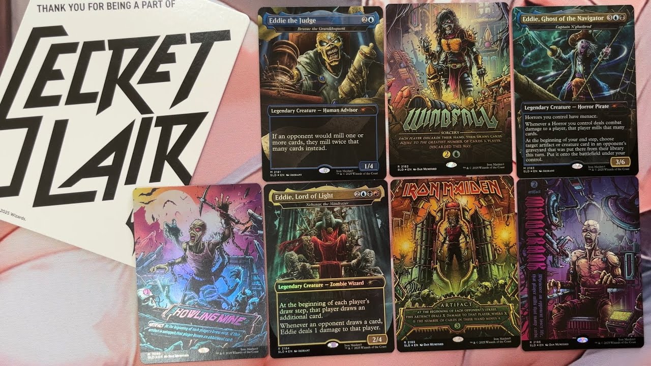 MTG Secret Lair X Iron Maiden: Eddie Unchained Rainbow Foil