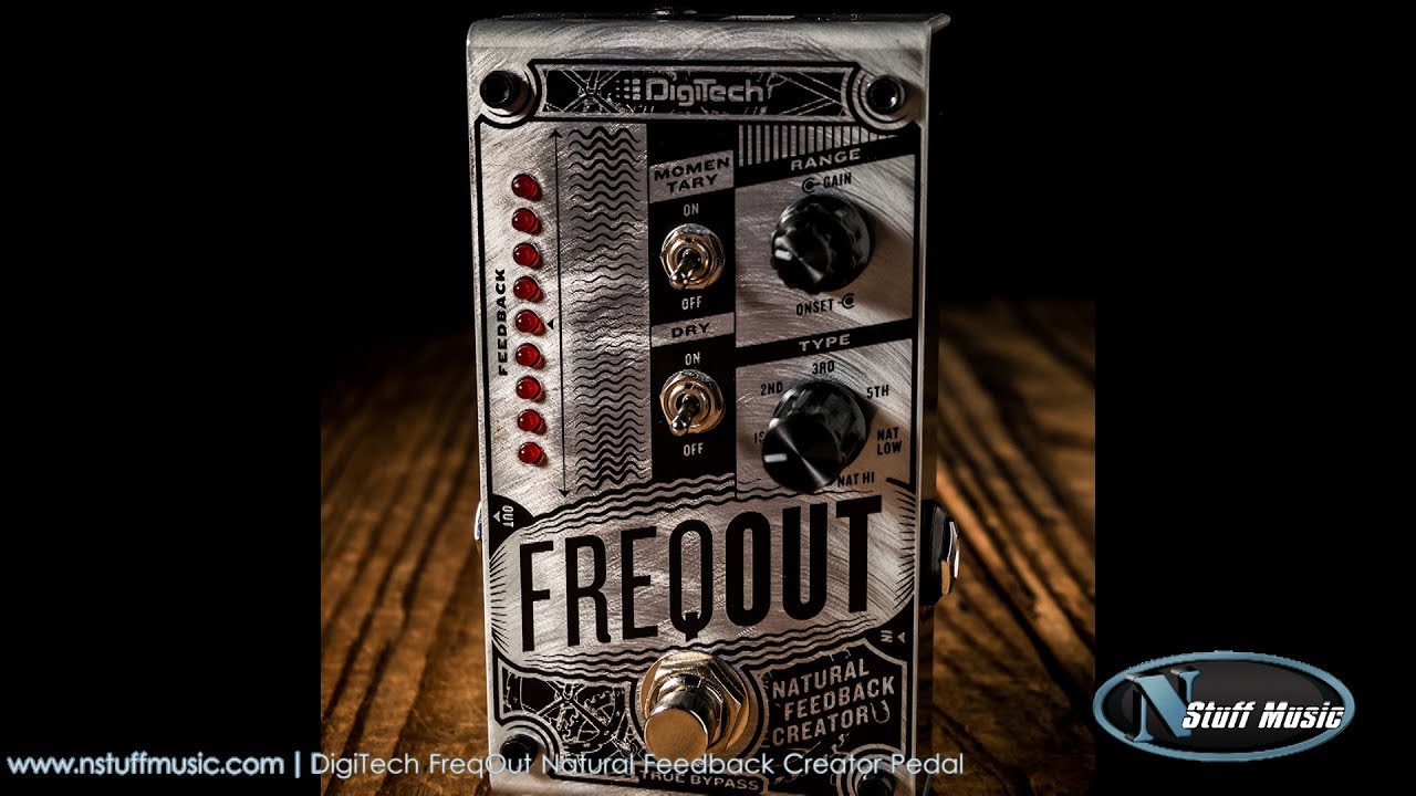 DigiTech FreqOut Natural Feedback Creator Pedal - YouTube