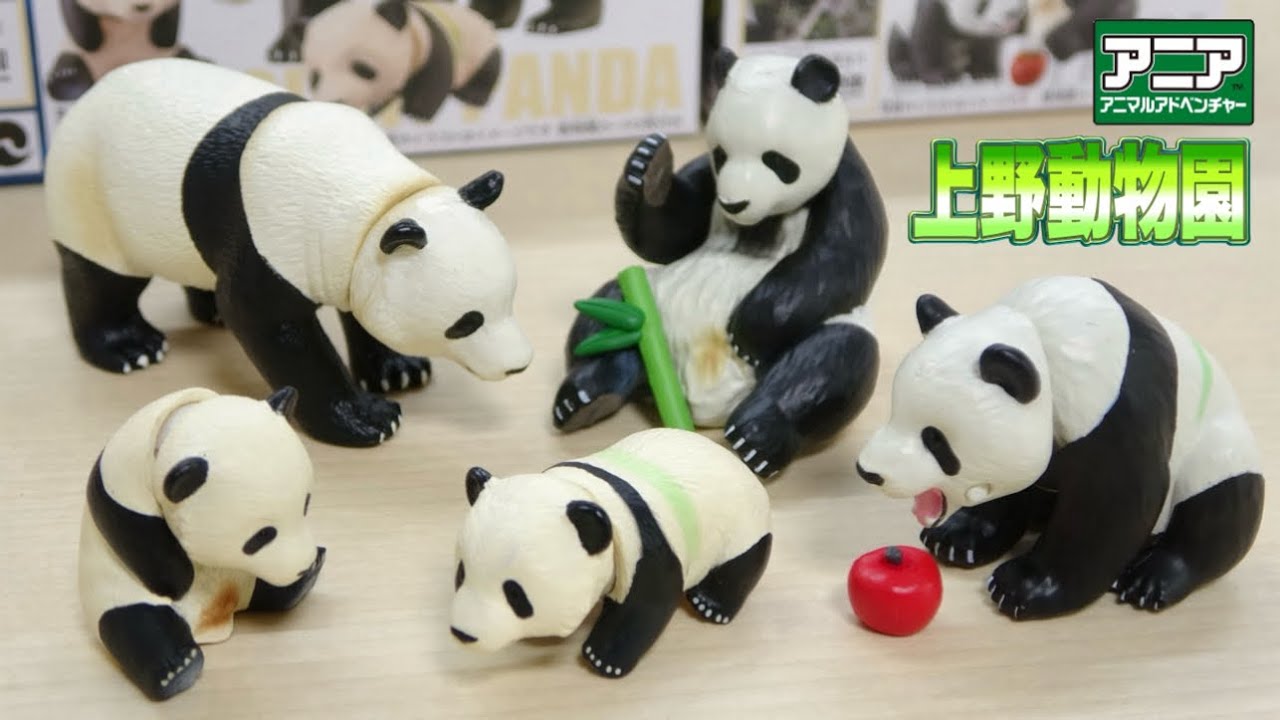 上野動物園のジャイアントの親子がアニアのフィギュアで登場!上野