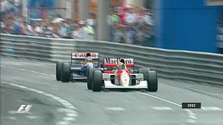 Your Favourite Monaco Grand Prix - 1992 Senna v Mansell - YouTube