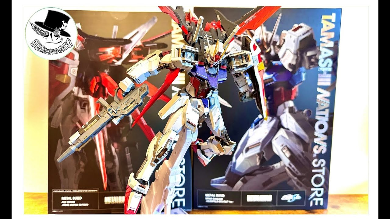 Metal Build Strike Gundam Heliopolis Roll Out Ver. & Aile Striker