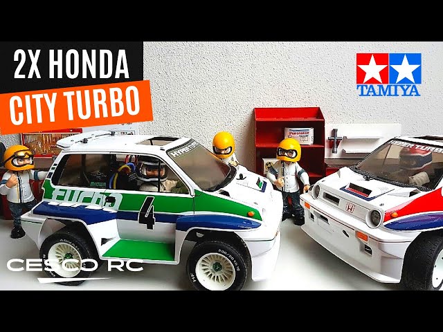 Tamiya Honda CITY TURBO (Willys Wheeler) WR02C - A DOUBLE BUILD