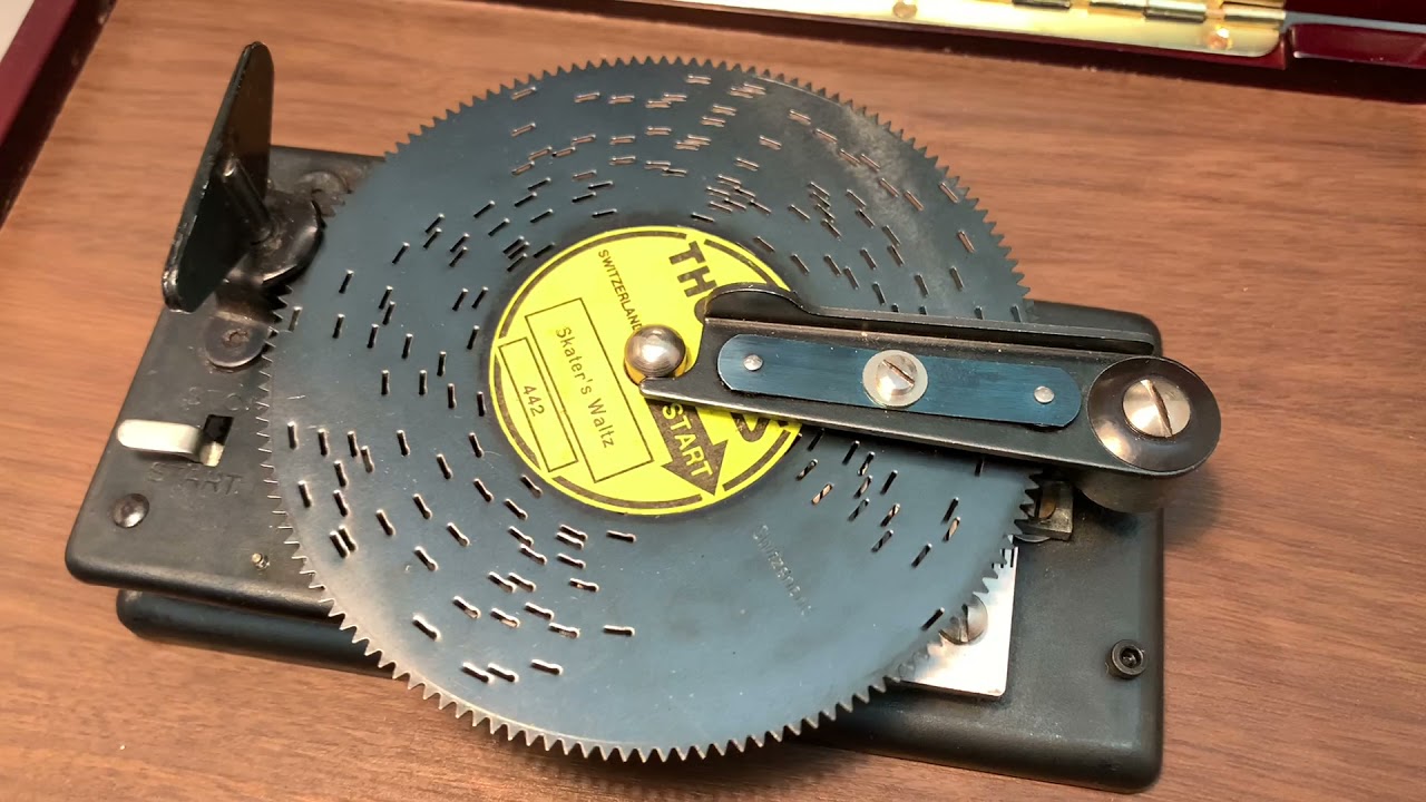 トーレンス Thorens ディスク式オルゴール 希少 ヴィンテージ - YouTube