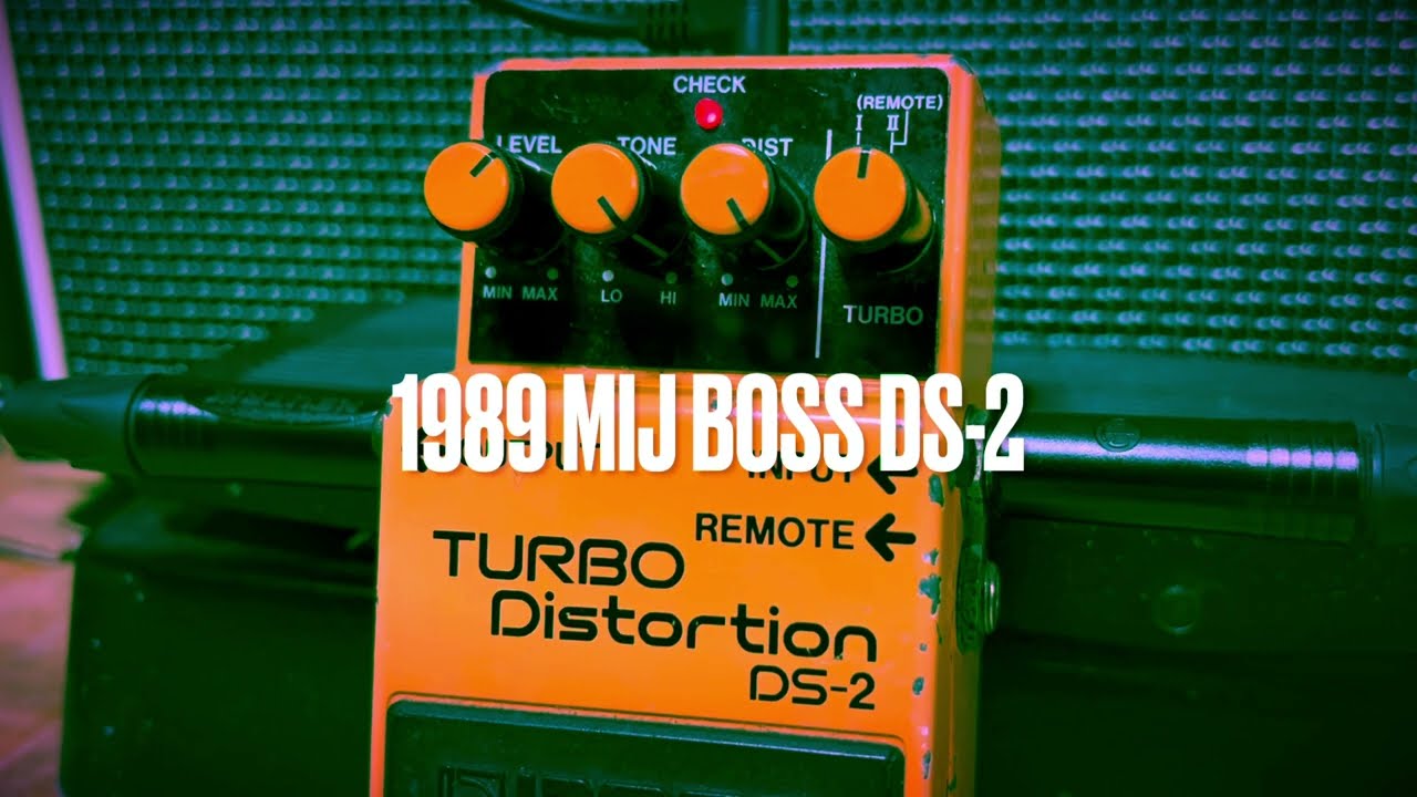 BOSS DS-2 1989 MIJ vs 2022 MIM - Sound DEMO ‪@efmaniac111‬ - YouTube