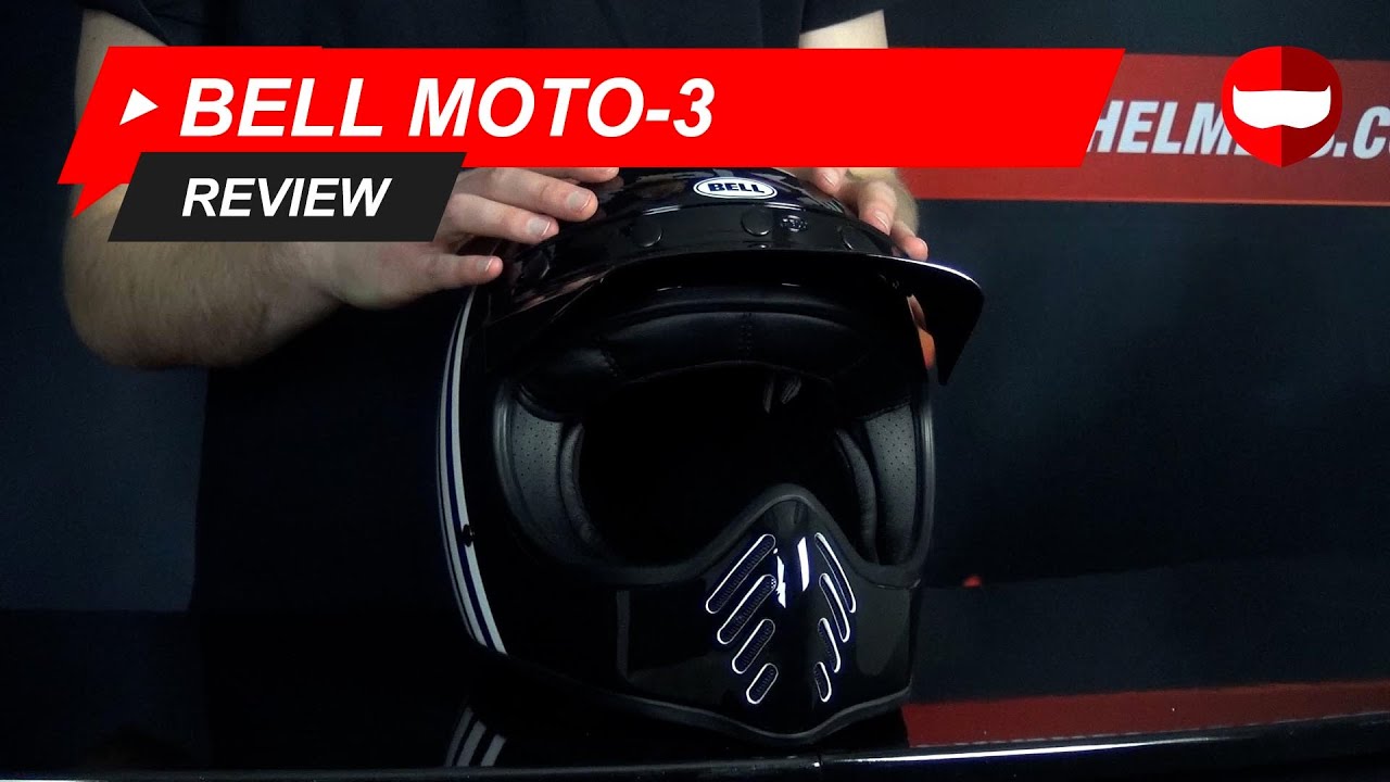 Buy Bell Moto-3 Classic Matte Black + Free Visor!