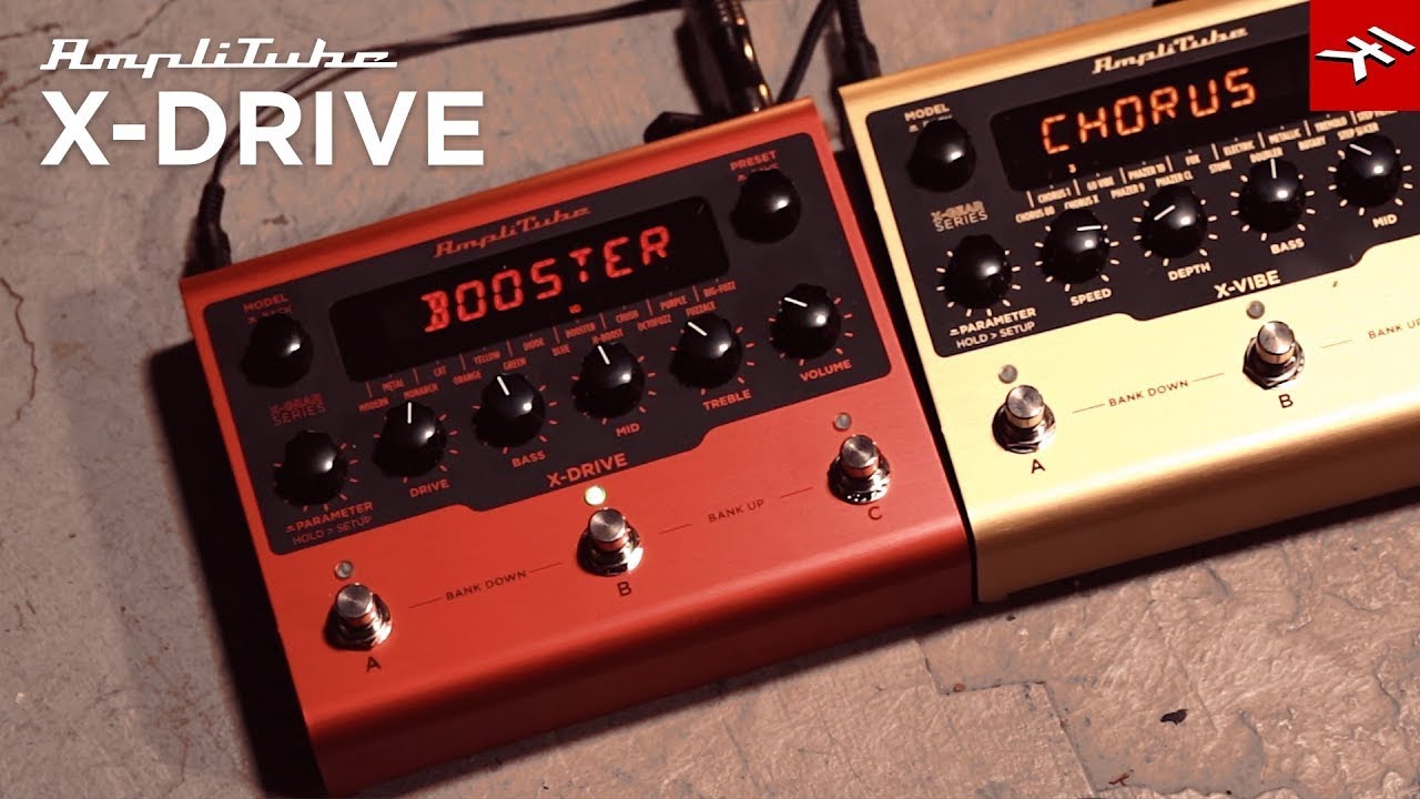 AmpliTube X-GEAR X-DRIVE distortion pedal