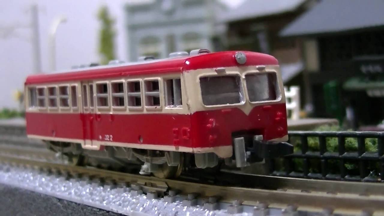 Nゲージトミックス40周年記念 国鉄 キハ02形 レールバス - YouTube