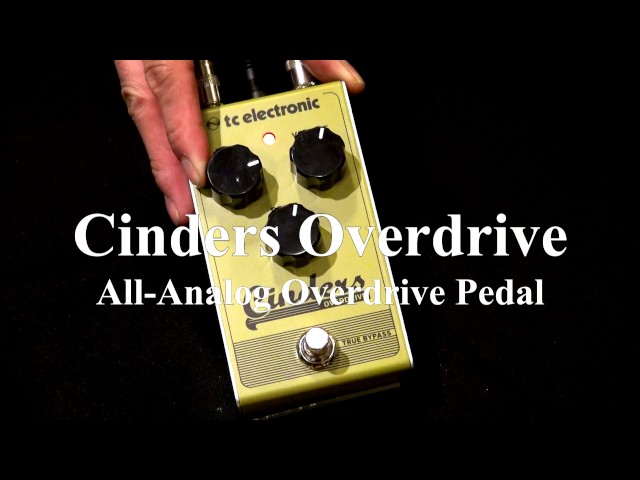 池部楽器店】Cinders Overdrive (All-Analog Overdrive Pedal) - YouTube
