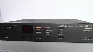 1988 Lowrey LSM-1 MIDI Sound Expander Kawai PHm Pop Synth Module
