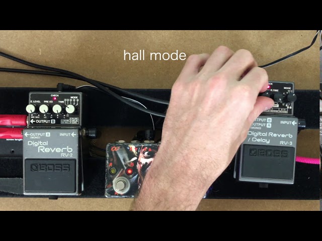 BOSS RV-2 vs RV-3 Reverb | STEREO - YouTube
