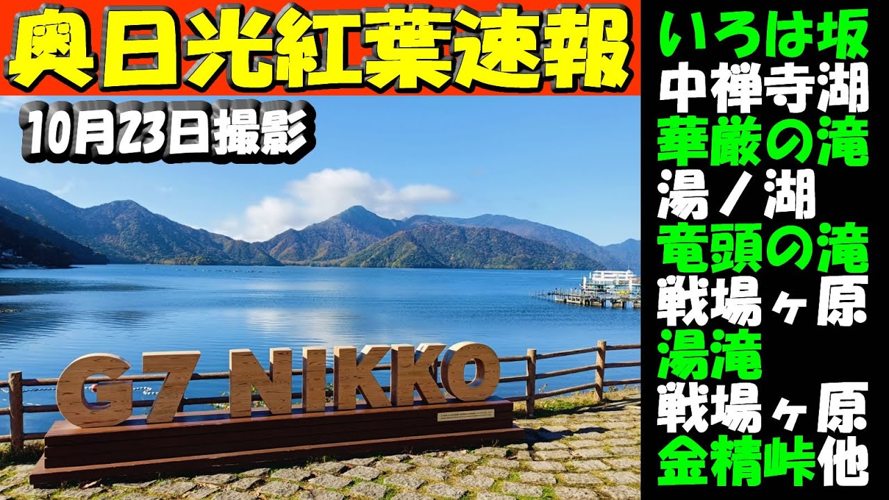 Reference for the 2026 Autumn Foliage in Oku-Nikko] 