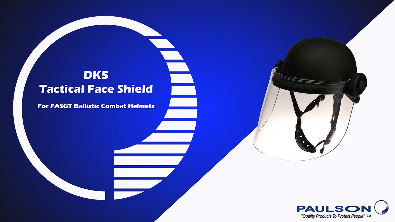 Item # 5006052, Tactical Face Shield, Model DK5-X.250AFS, Field