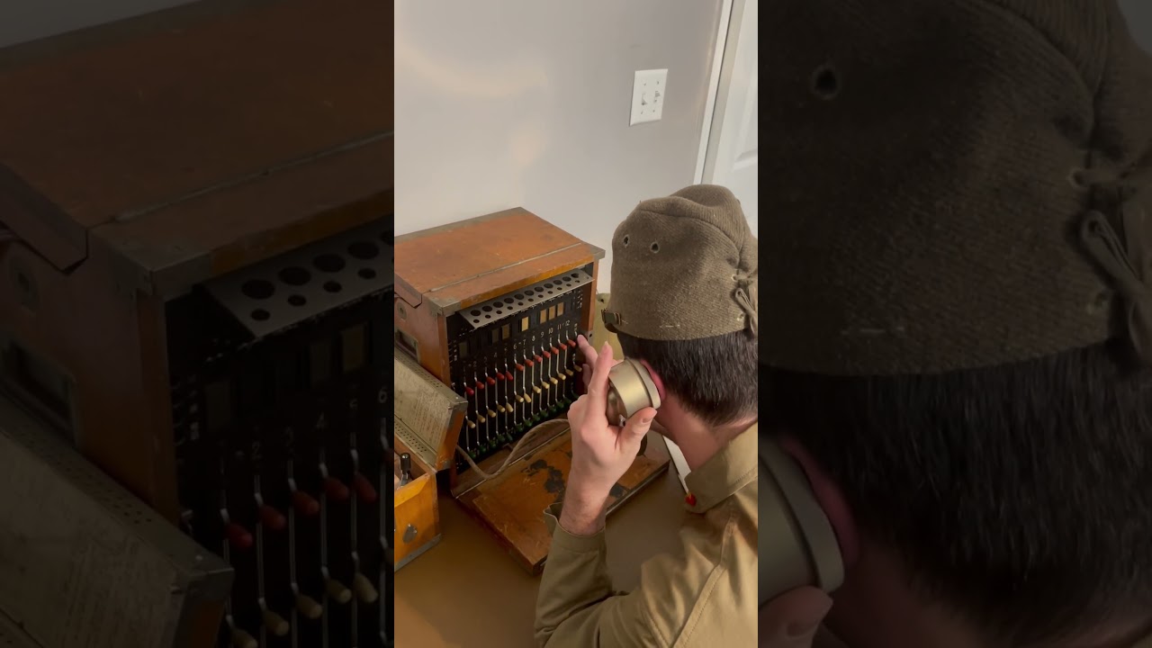 Fully functioning WWII period Japanese Type 93 switchboard & Type