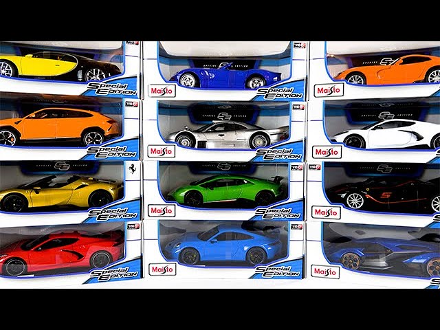 Unboxing 12 Maisto 1/18 diecast cars sold at Costco in 2024! - YouTube