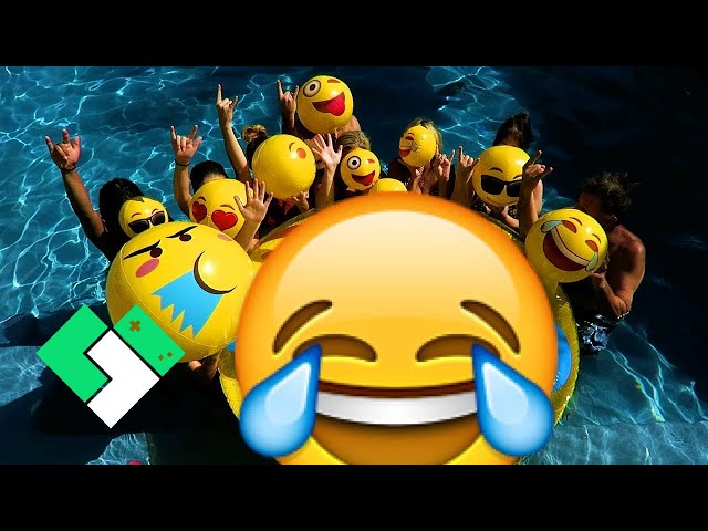 😍😎😂 Epic Emoji Pool Party! Emoji Dodgeball! 😂😎😍 (Day 1940