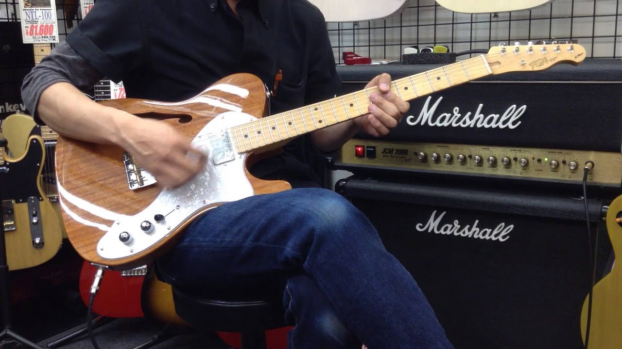 FgN Fujigen NTL103 シンライン 【商品紹介@Guitar Planet】 - YouTube