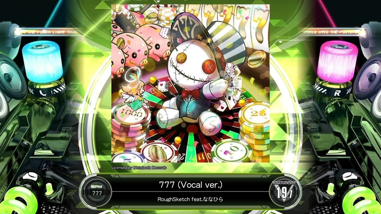 SDVX] 777 (Vocal ver.) [MXM 19.7] (譜面確認) - YouTube