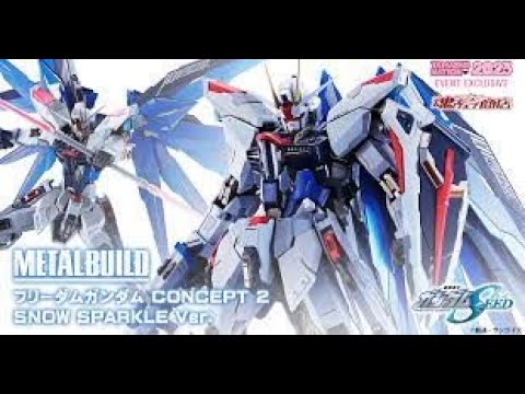 METAL BUILD Freedom Gundam Concept 2 (Snow Sparkle ver.) - Release