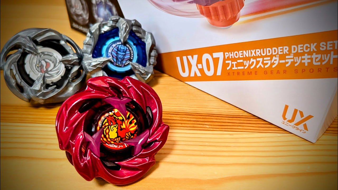 UX-07 Phoenix Ladder Deck Set Beyblade X - YouTube