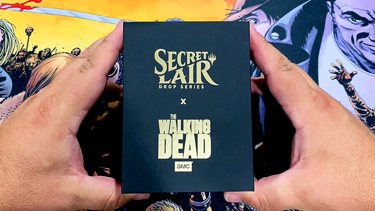 Unboxing Magic The Gathering's Walking Dead Secret Lair Box! - YouTube