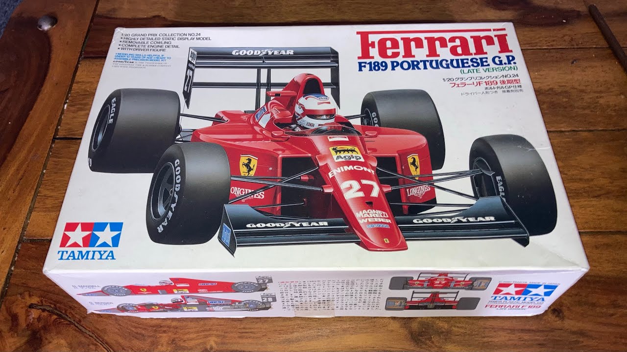 Tamiya Formula 1 model 1/20 | Ferrari F189 | Nigel Mansell | Part