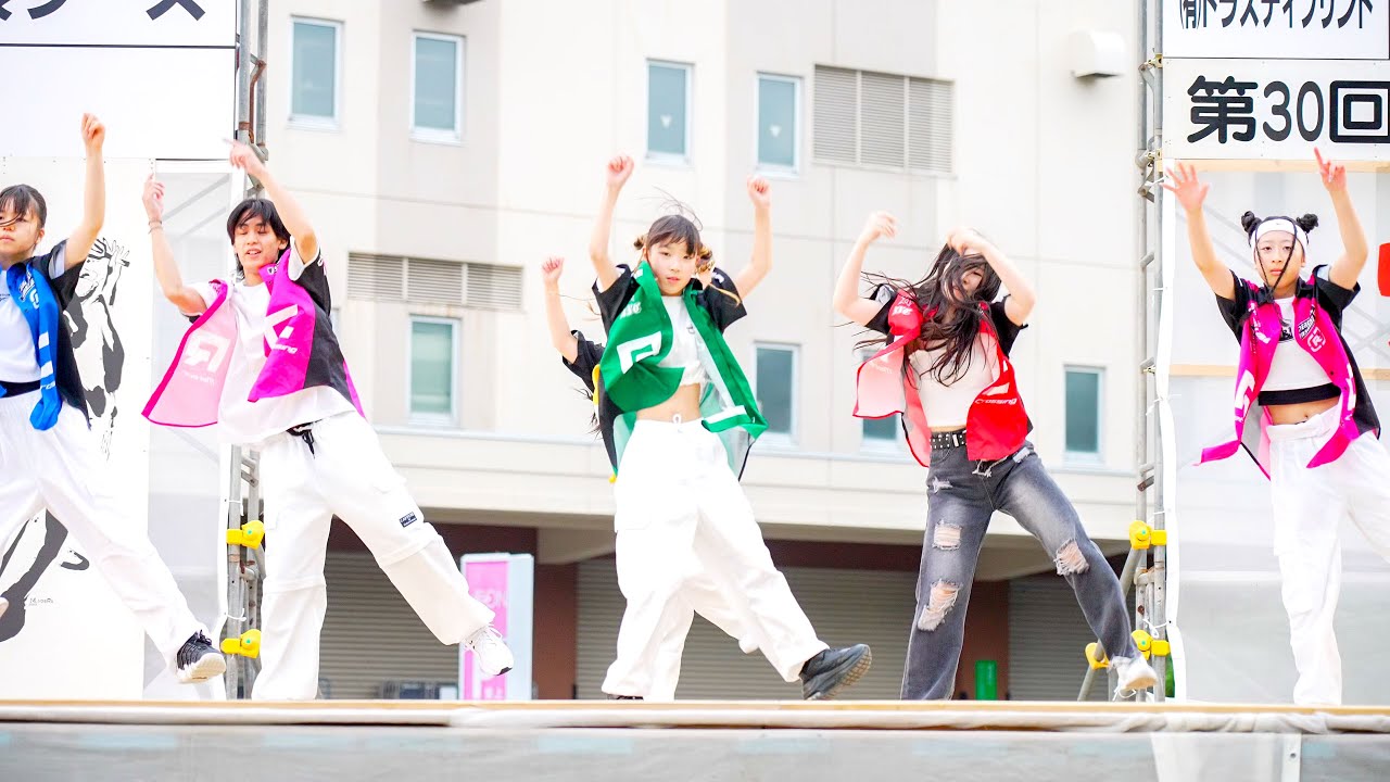 4K] iris ダンススタジオ ① えべつ北海鳴子まつり 2024 土曜日 (中央