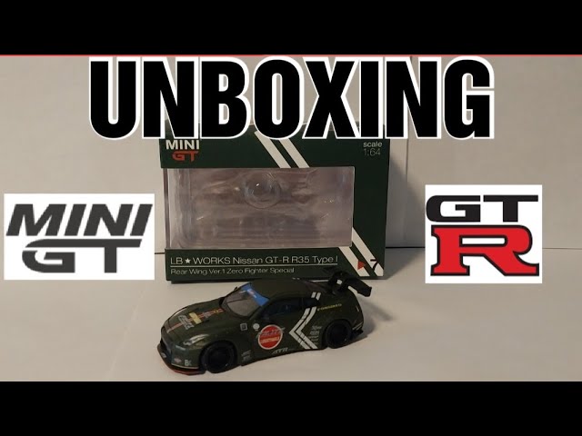 Widebody Wednesday Unboxing Mini GT LBWK Zero Fighter GT-R R35