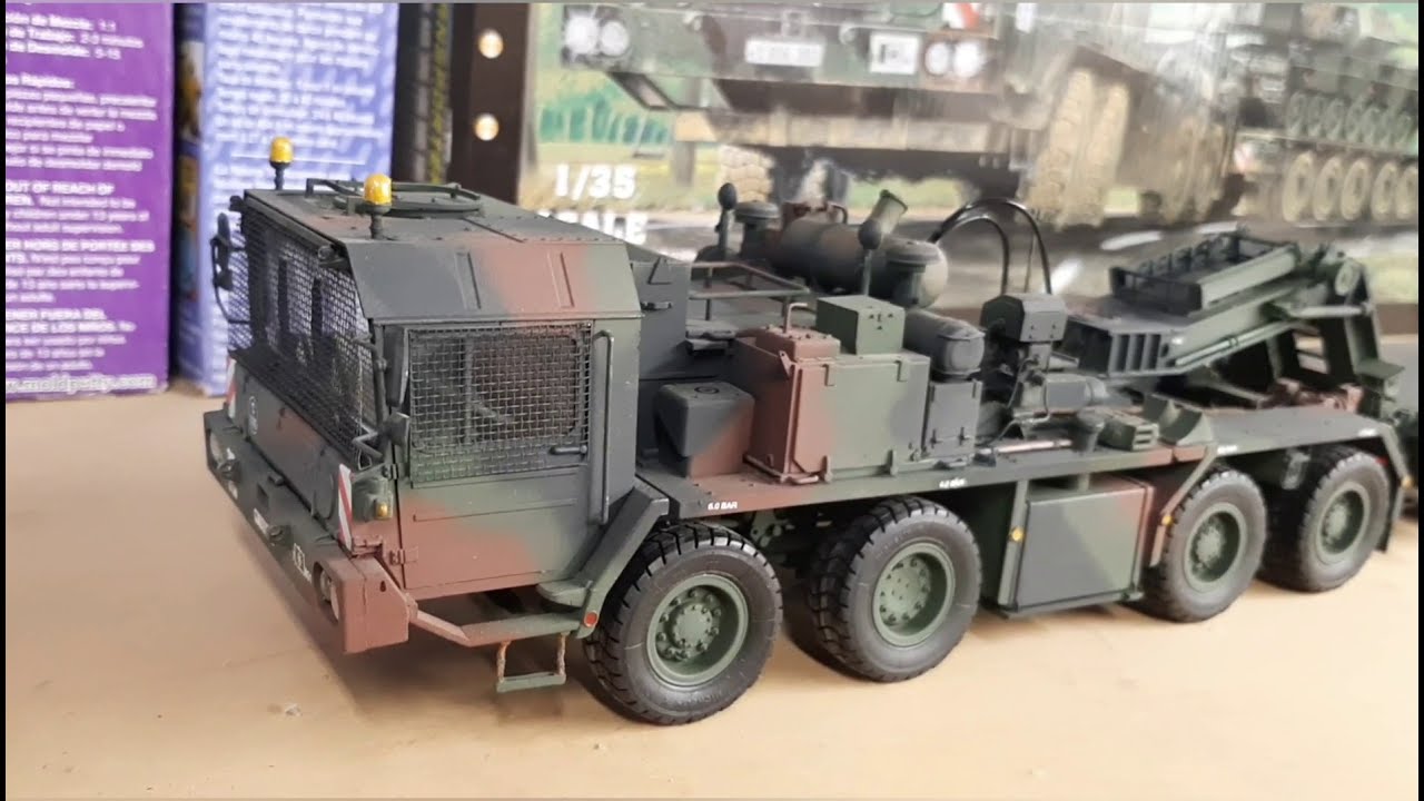 Trumpeter 1/35 scale Faun SLT-56 review and build (video #15