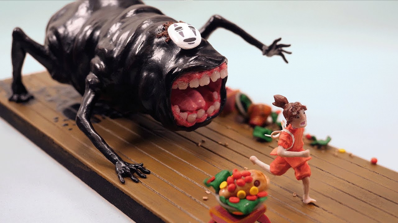 I made No Face chasing Chihiro / Spirited Away - YouTube