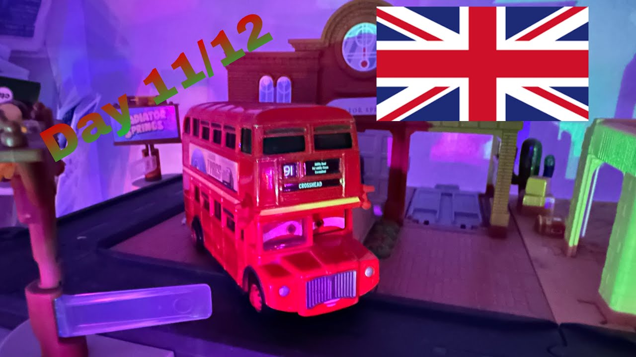 Mattel Disney Pixar Cars 2 Double Decker Bus (Topper Deckington