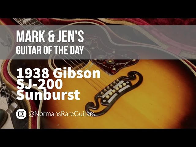 1938 Gibson SJ-200 | Guitar of the Day - YouTube