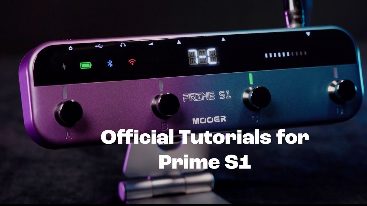 MOOER Prime S1 Intelligent Pedal Tutorial Video - YouTube
