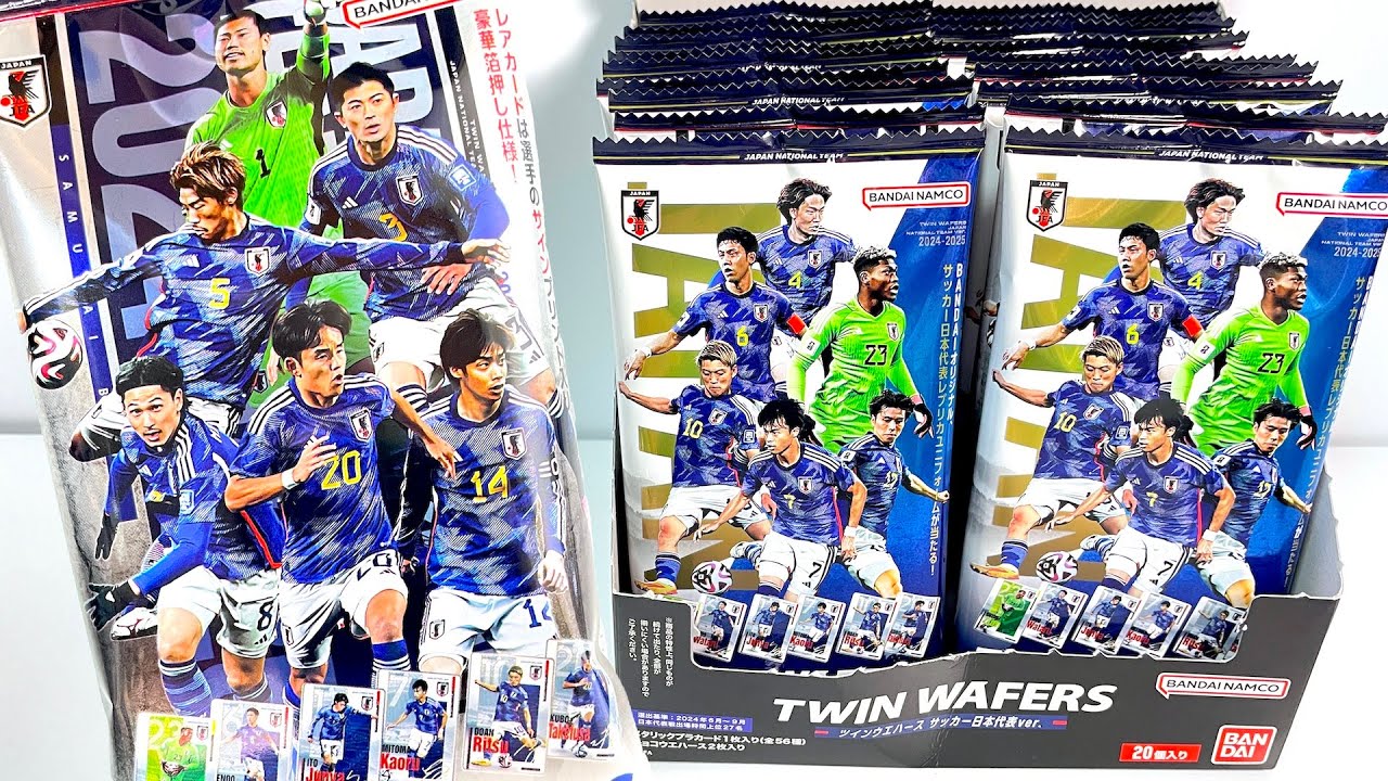 Twin wafers Japan national soccer team ver. 