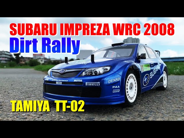 タミヤ ラジコン【TT-02】スバル インプレッサ WRC 2008/ダートラリー